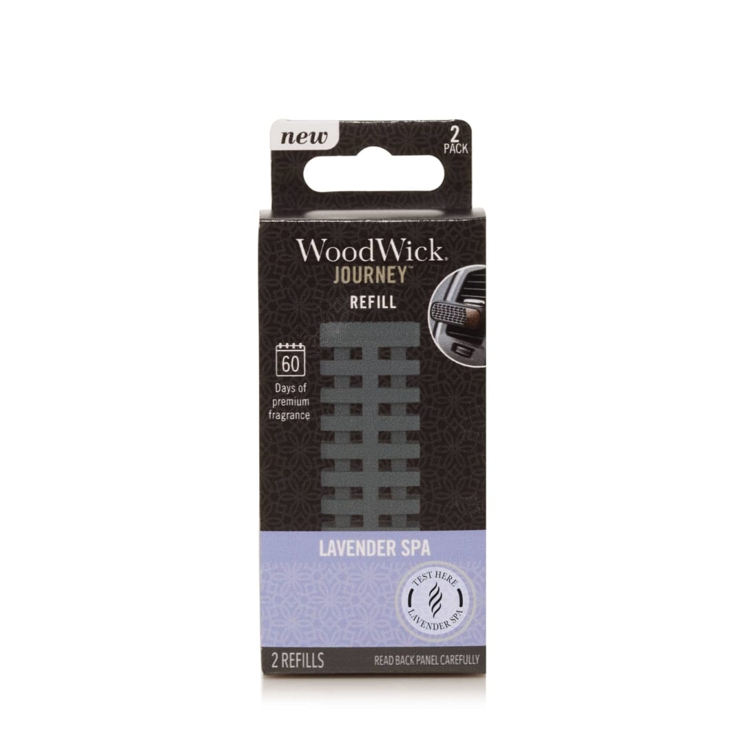 WoodWick® Journey Vent Diffuser Refill, Lavender Spa, 2-Pack