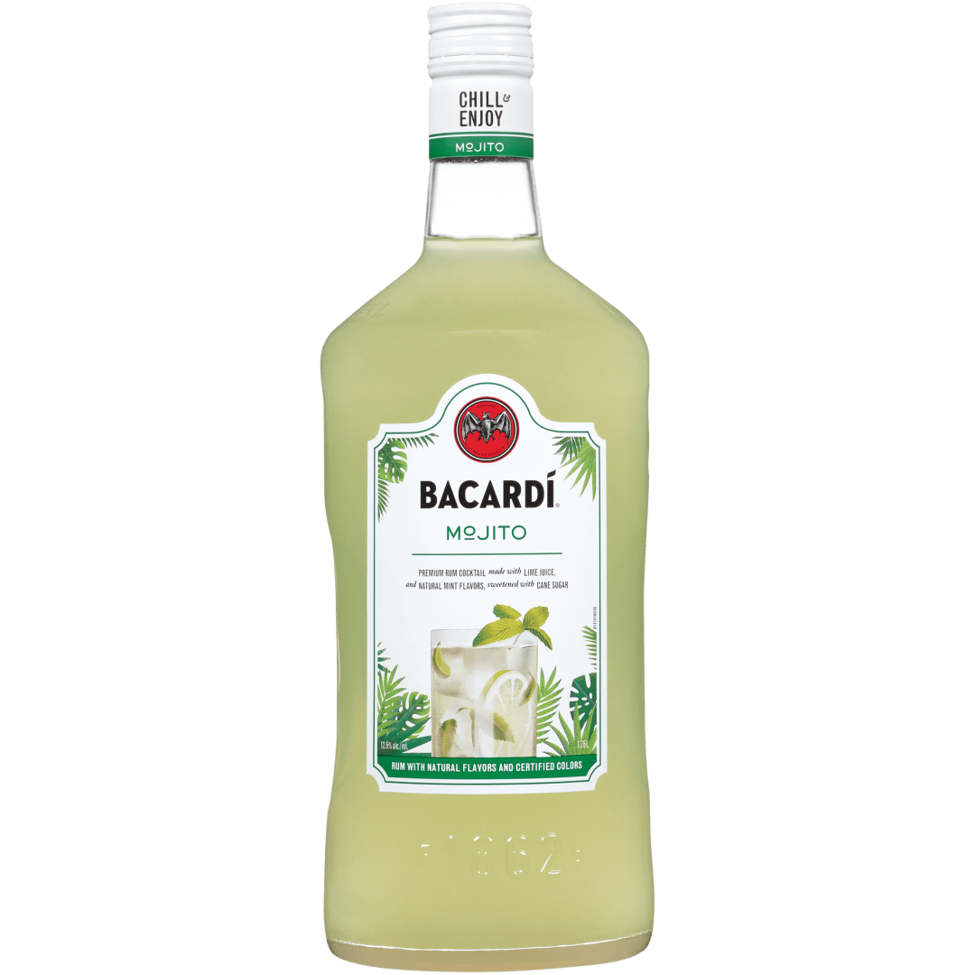 Bacardi Mojito Ready To Serve Premium Rum Cocktail, Gluten Free 12.5% 1.75L