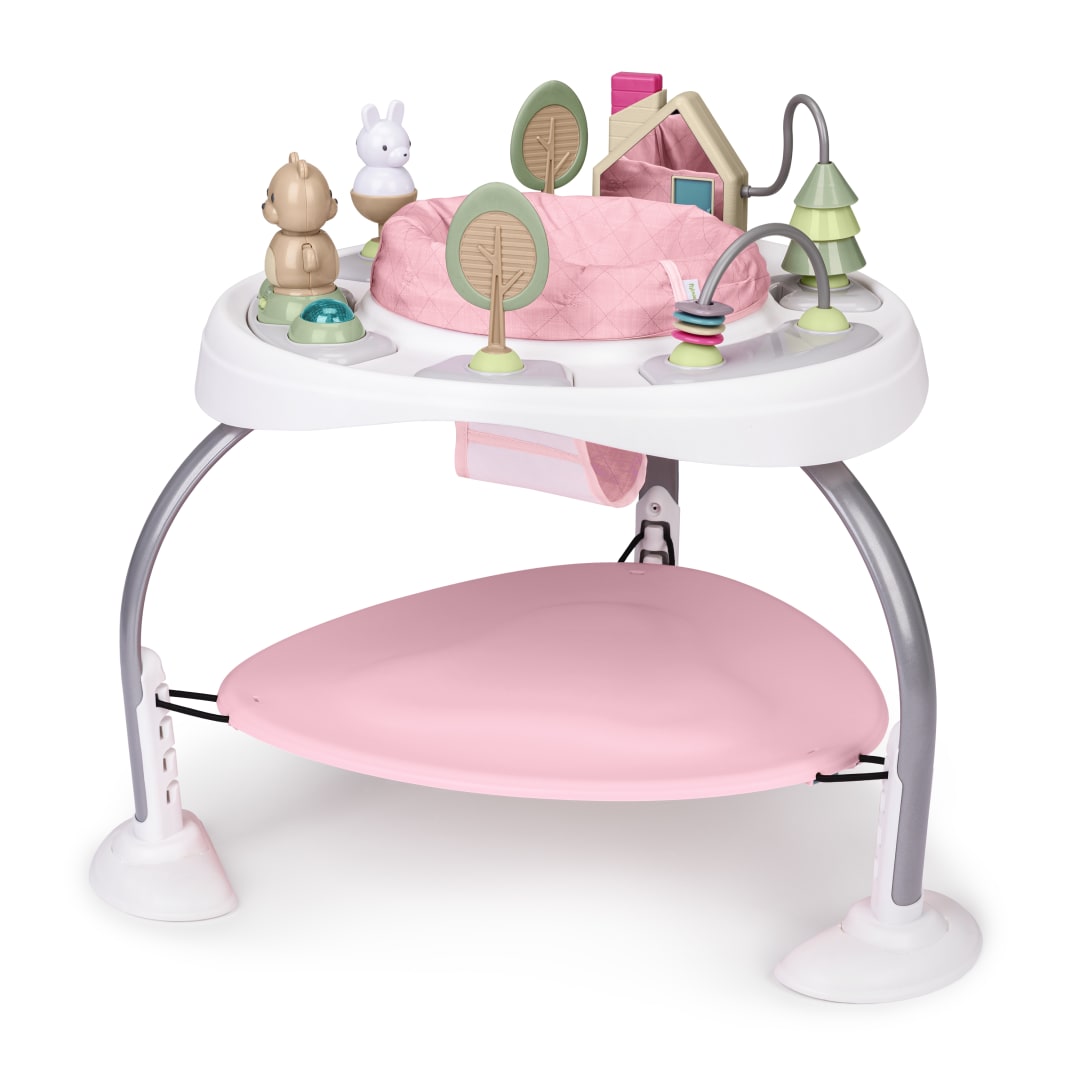 Ingenuity Spring & Sprout 2-in-1 Baby Activity Center, First Forest