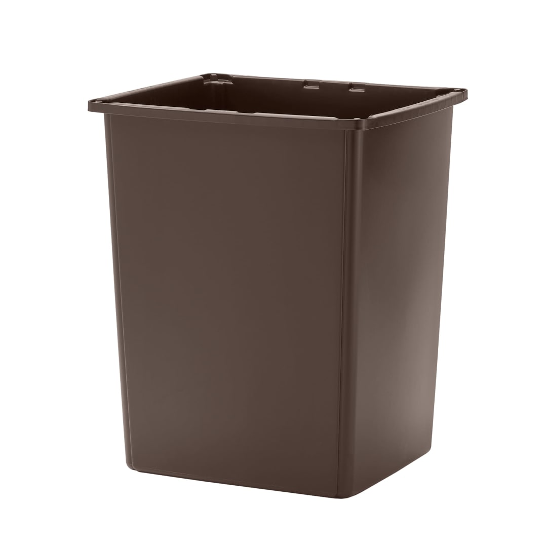Rubbermaid Commercial Products Fulfill 56 Gallon Container, Walnut