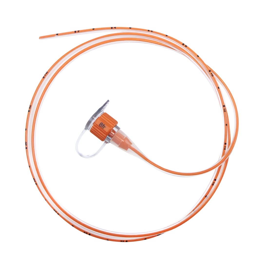 90cm (35.4") 8FR Silicone Feeding Tube, ENFit® Connector