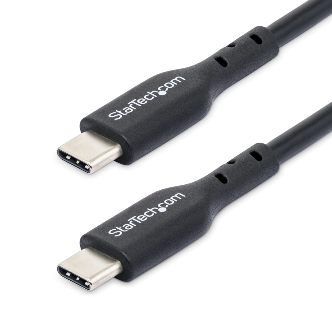 USB C Cable M M 2M USB 2 0 Black 60W 2 Pack