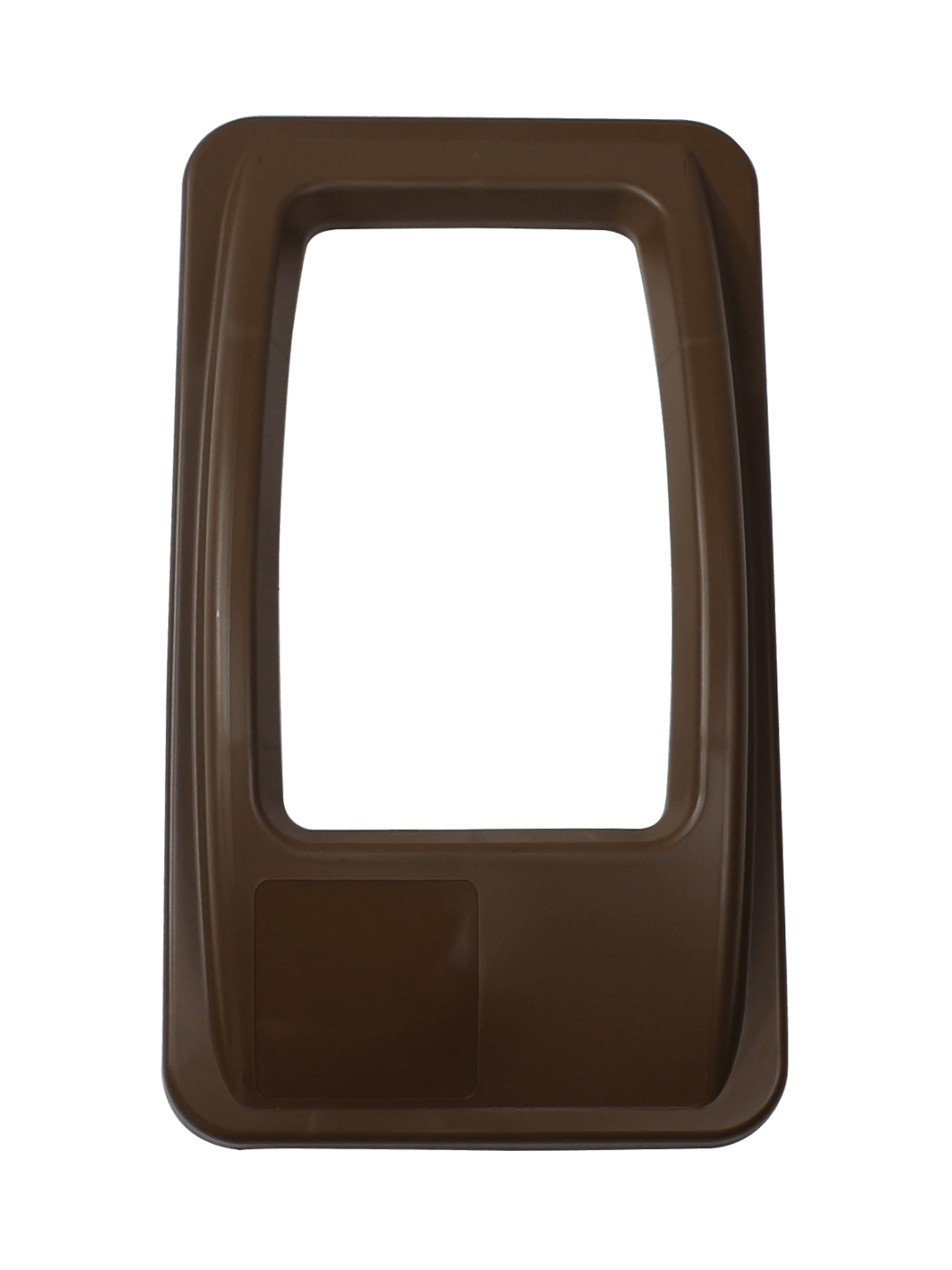  WASTE WATCHER - Single - Lid - Full - Brown