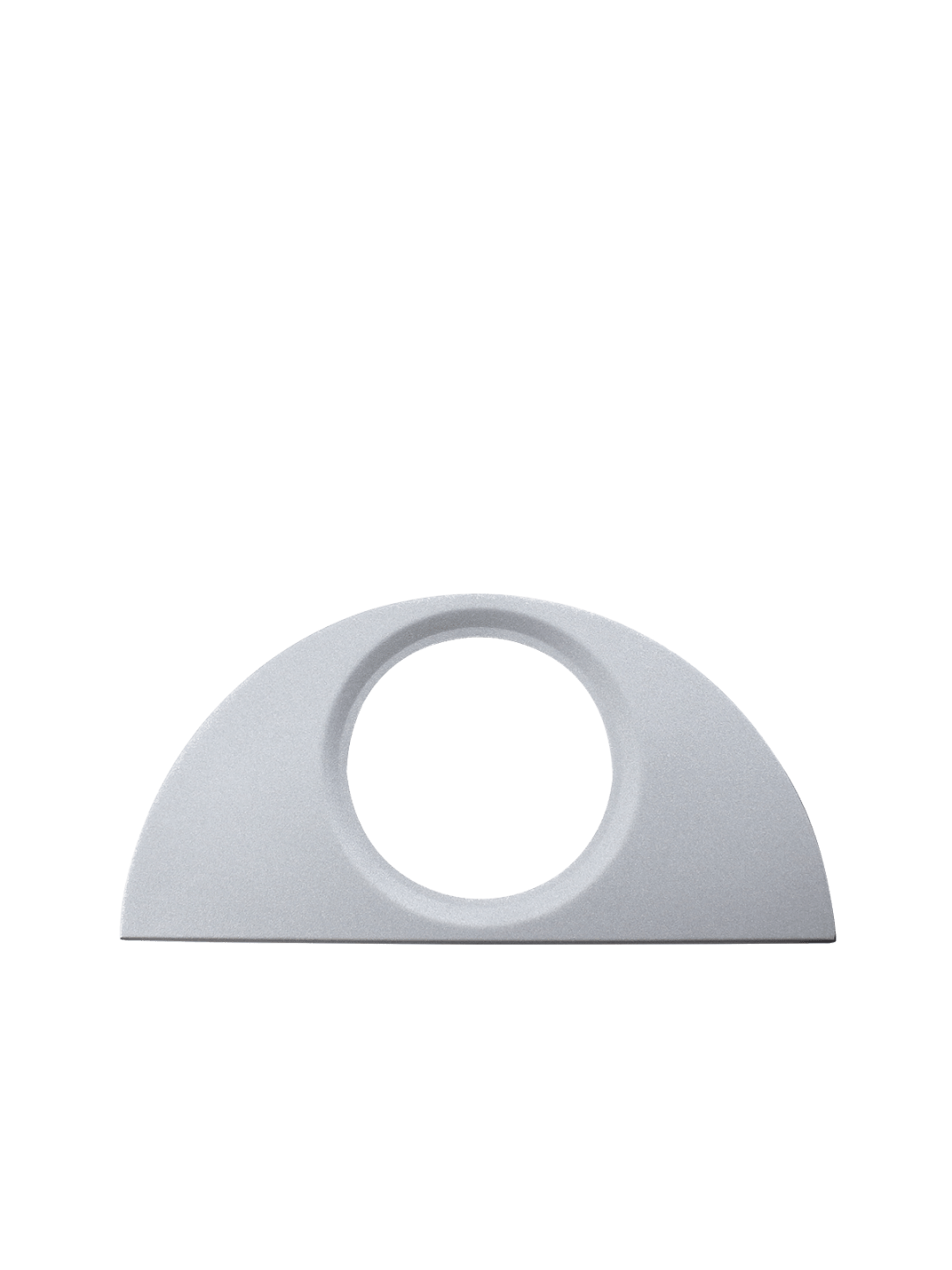  SPECTRUM - Single - Lid - Ellipse Slim - Circle - Sandtex Silver