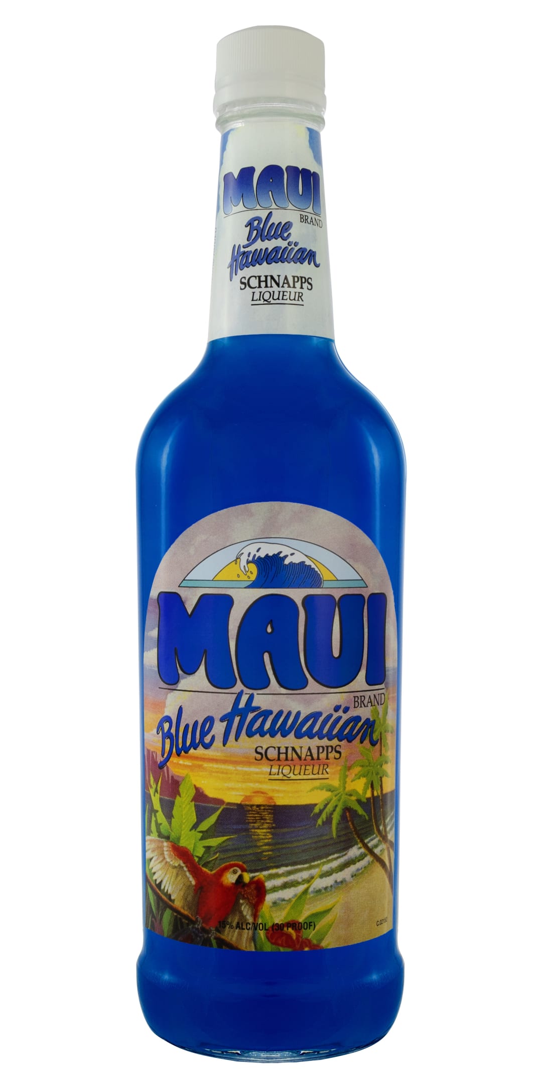 Maui Blue Hawaii Schnapps Liqueur 750ml 30 Proof