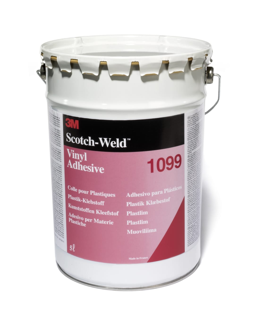3M™ Nitril Yüksek Performanslı Plastik Yapıştırıcı 1099, Ten Rengi, 5 L