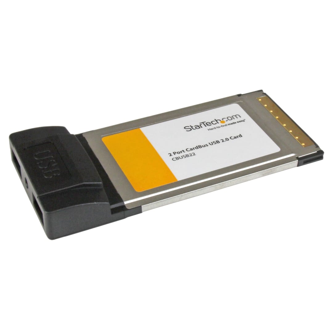 2 Port PCMCIA Notebook USB 2.0 PC Card Adapter