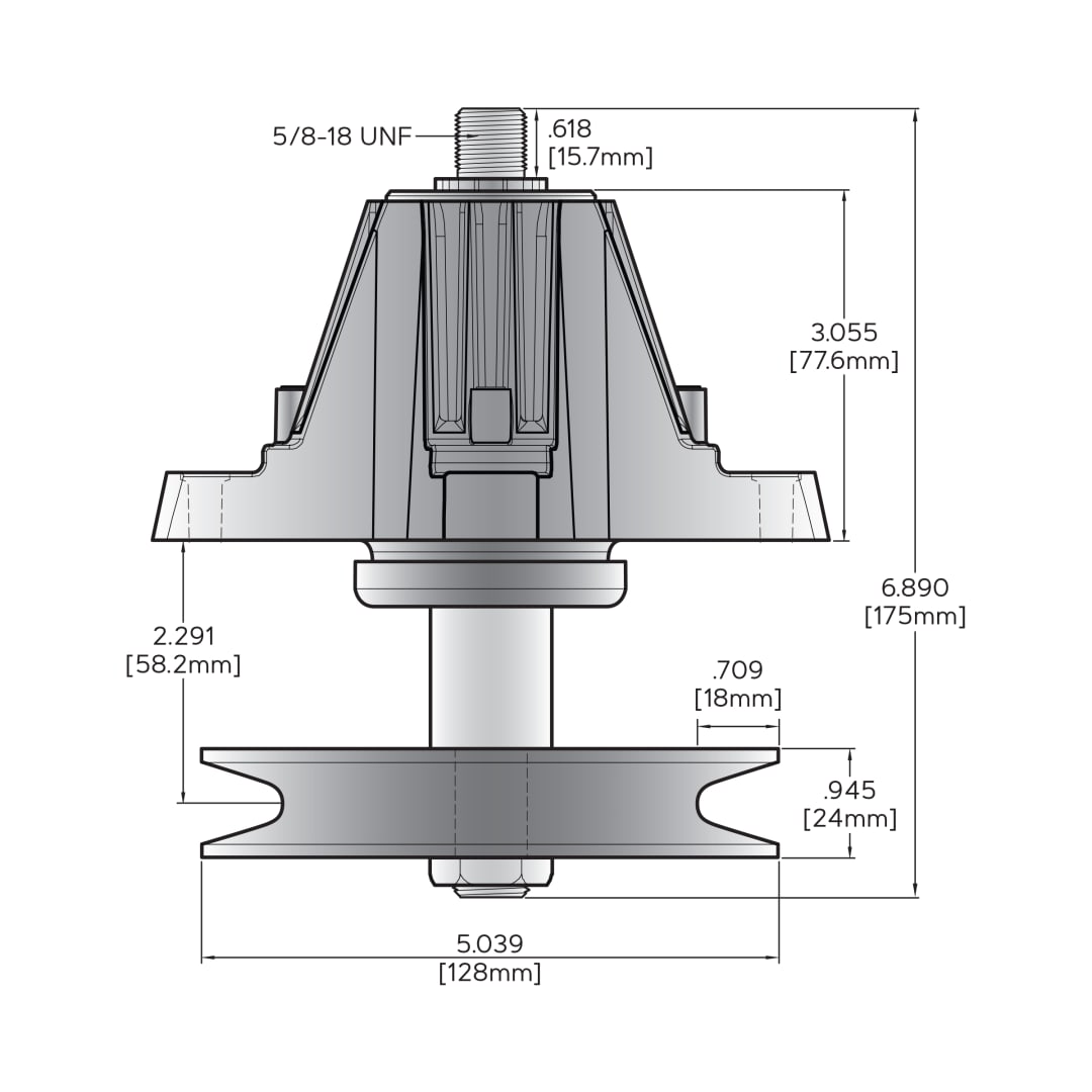Spindle Assembly, MTD 918-06980