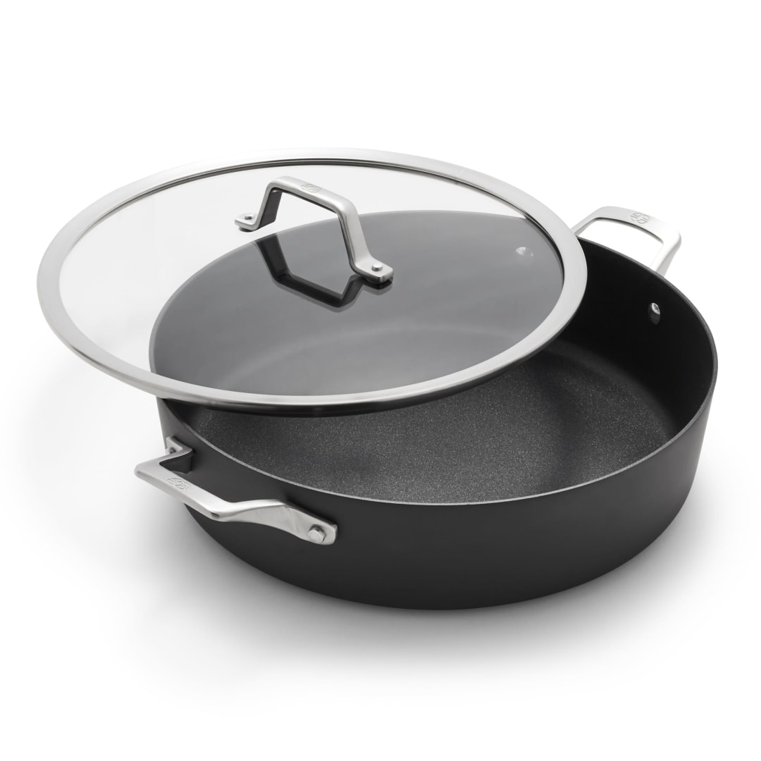 Calphalon® Premier™ Hard-Anodized Nonstick 7-Quart Sauteuse Pan with Lid