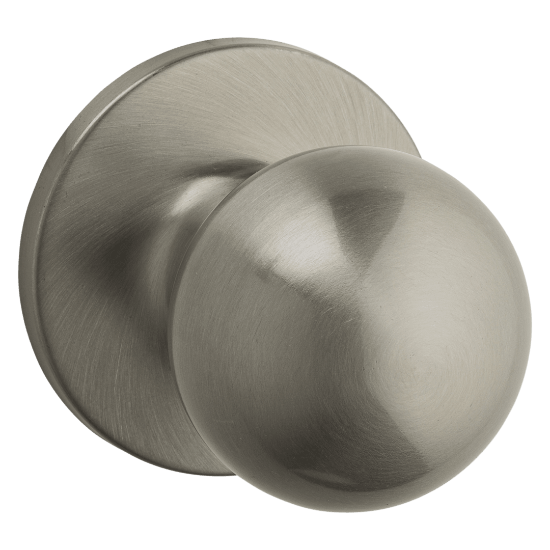 Safelock Regina Knob - Hall/closet in Satin Nickel