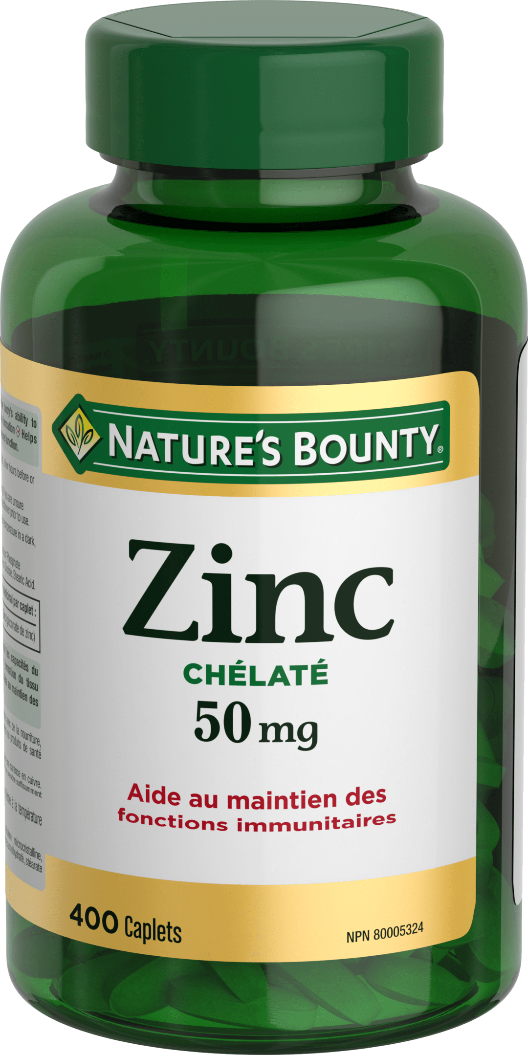 NBBL Zinc 50mg BC 400ct COSTO CA