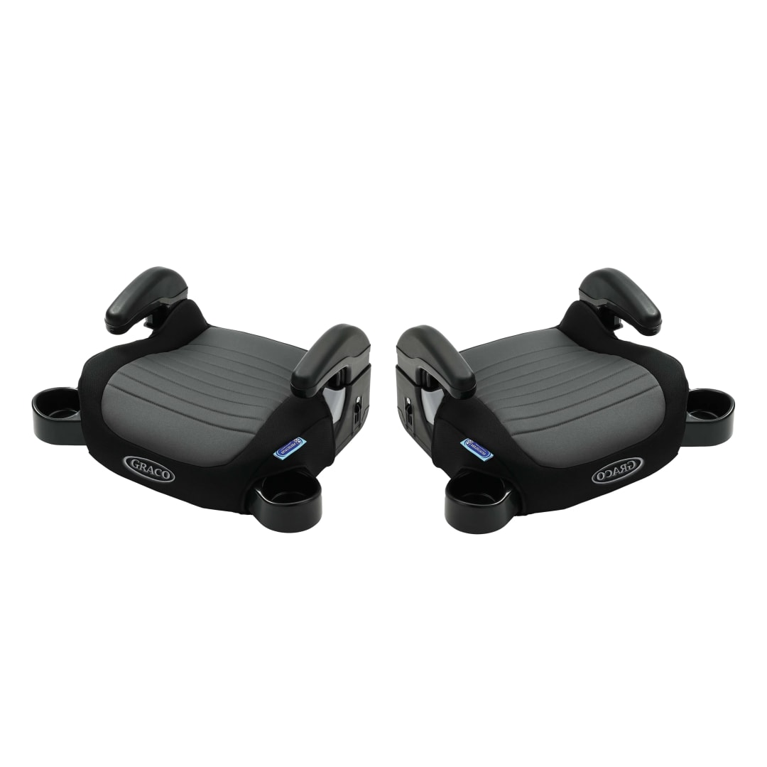 Graco Turbobooster 2.0 Backless Booster Seat, Denton, 2-Pack