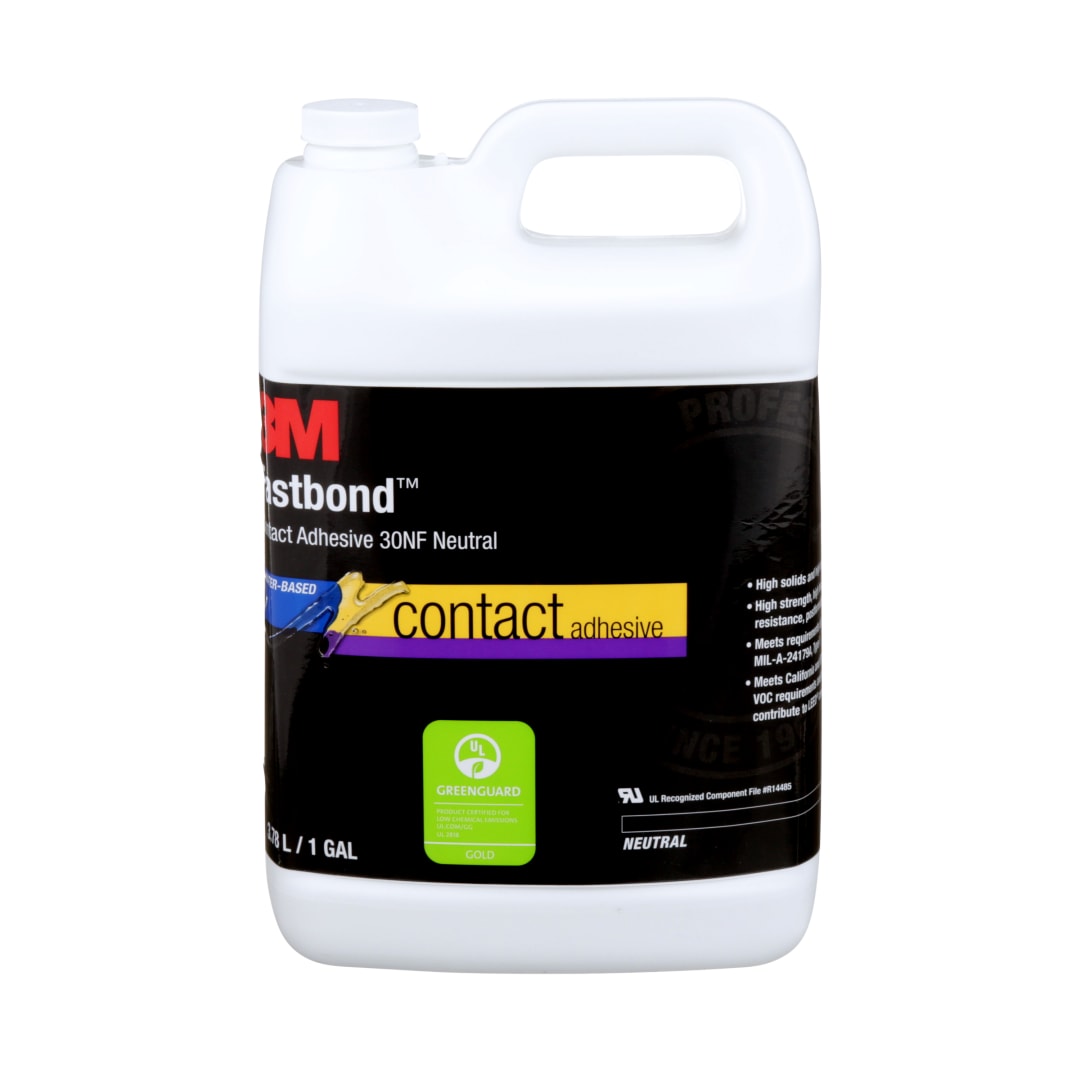 3M™ Fastbond™ Kontakt Yapıştırıcı 30NF, Nötr, 1 qt, kutu başına 12 adet
