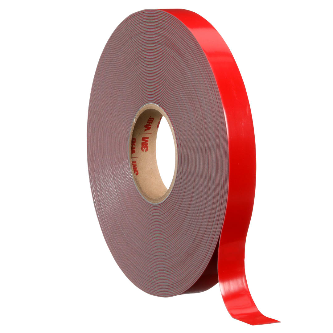 3M™ VHB™ Bant 4611F, Koyu Gri, 19 mm x 3 m, 1.1 mm, Short roll
