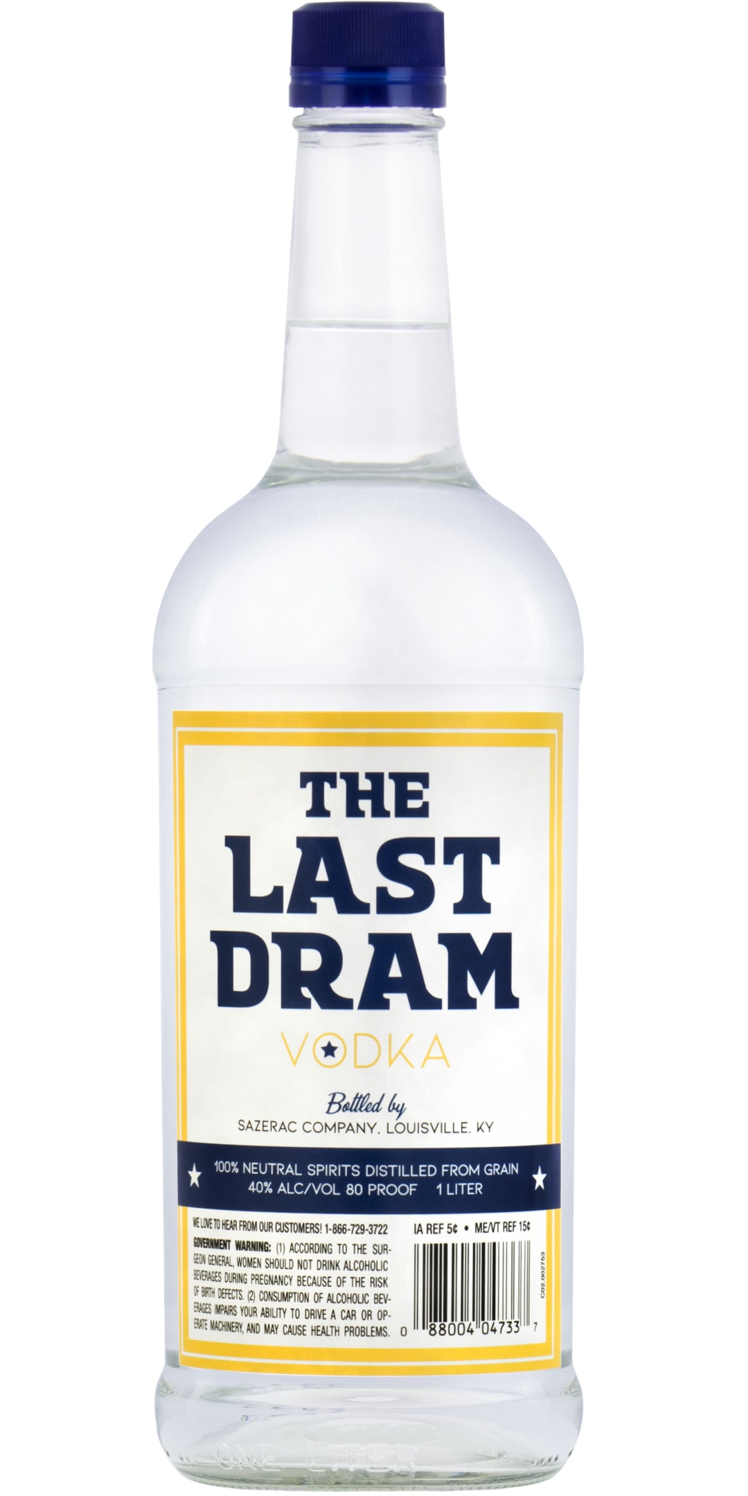 The Last Dram Vodka 1l 80 Proof