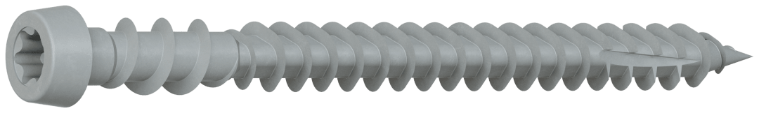 Simpson Strong-Tie DCU238SGR Deck-Drive™ DCU COMPOSITE Screw (Collated) — #10 x 2-3/8 in. Quik Guard® Gray (1000-Qty) (Pack of 100)