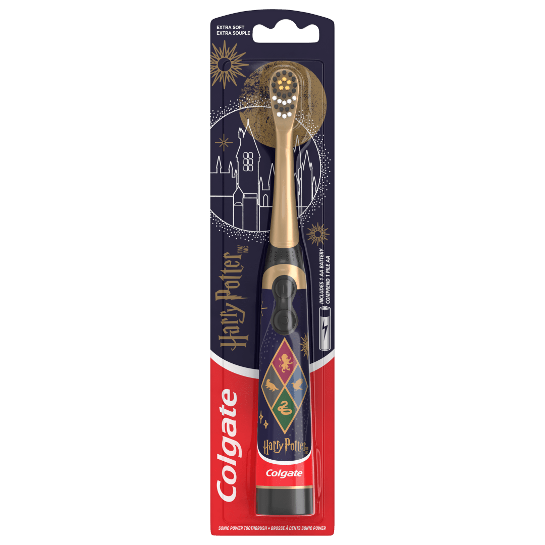 Colgate Harry Potter Kids Battery Toothbrush, Extra Soft, 1 Pack