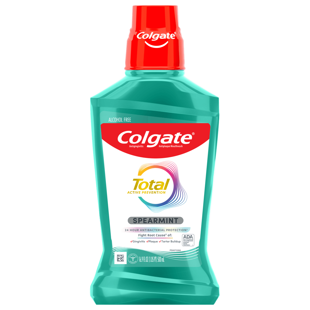Colgate Total Alcohol Free Mouthwash, Spearmint, 500 mL