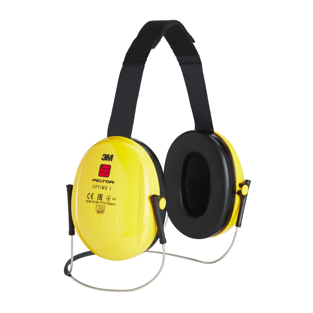 3M™ PELTOR™ Optime™ I Manşonlu Kulaklıklar, Sarı, Ense bantlı, H510B-403-GU