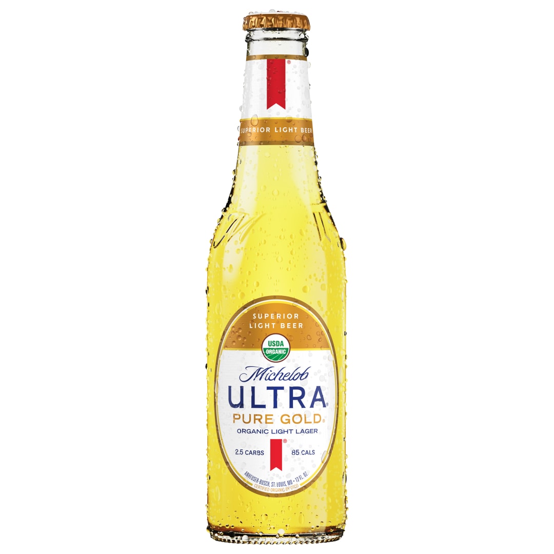 Michelob ULTRA Pure Gold Organic American Lager Beer 12 fl oz Bottle