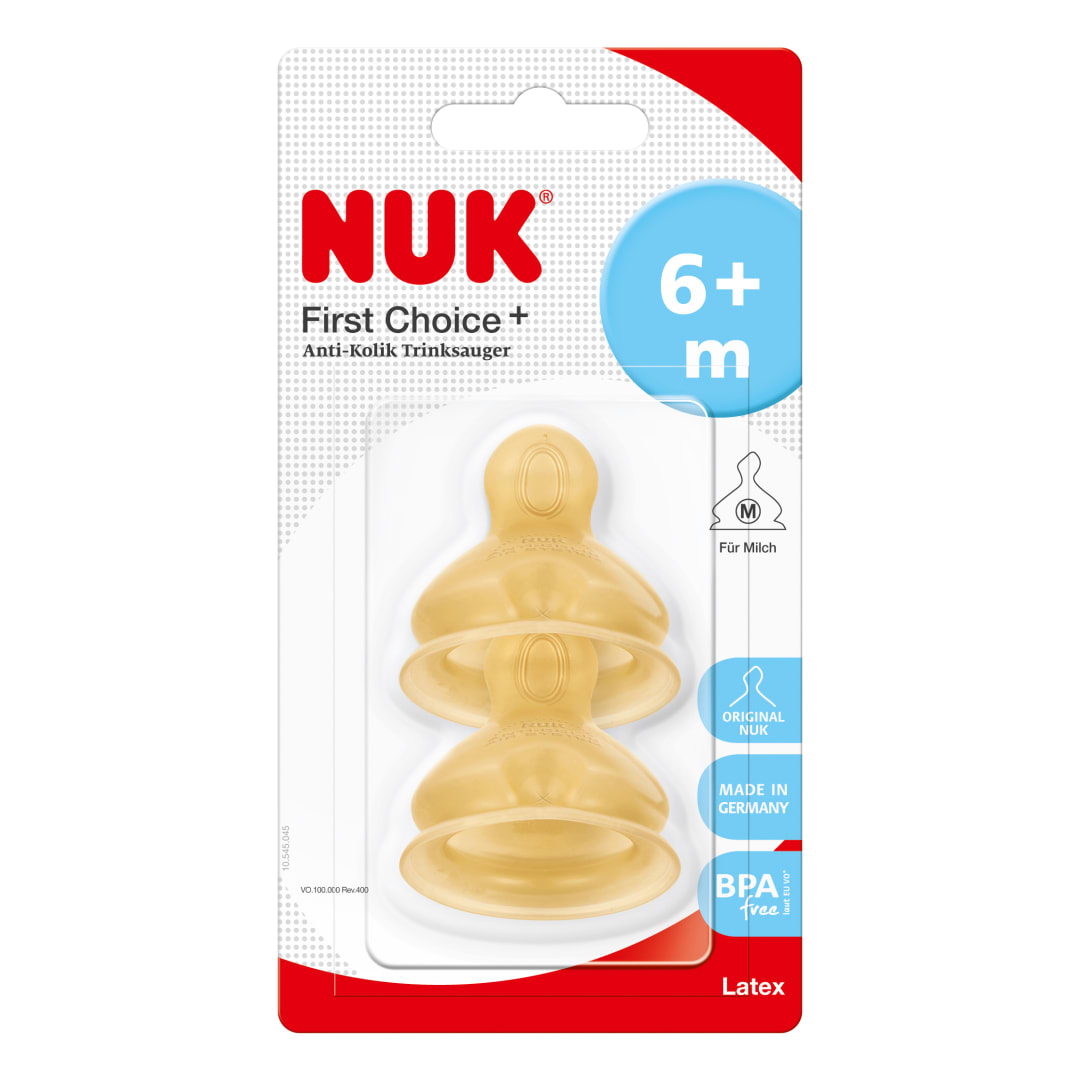 NUK FIRST CH PLUS LA TEAT IT/PT S2M, 2/B