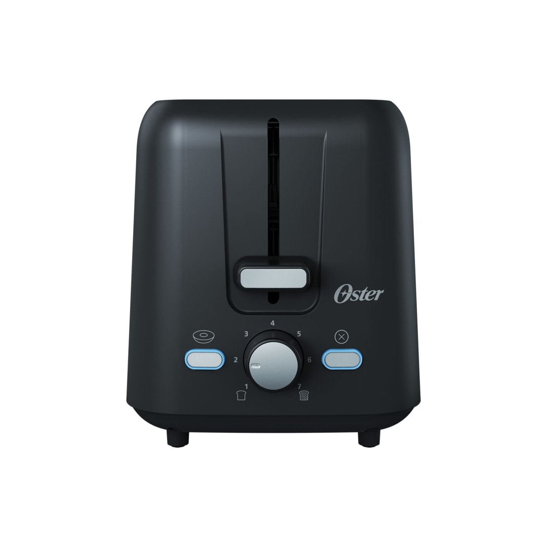 Oster® 2-Slice Toaster with Extra-Wide Slots, Wide Slot Toaster, Black Stainless Steel
