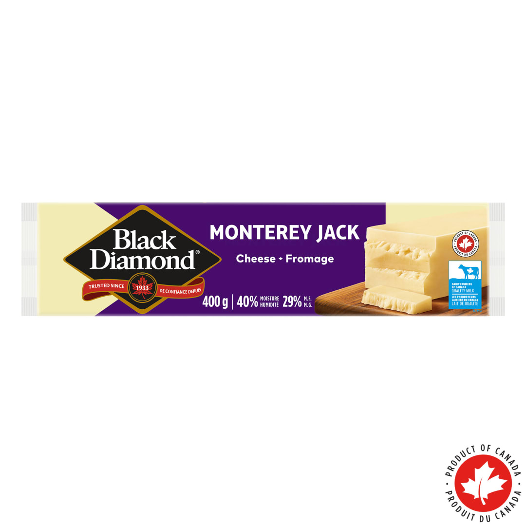 Black Diamond Monterey Jack Cheese Bar, 400g