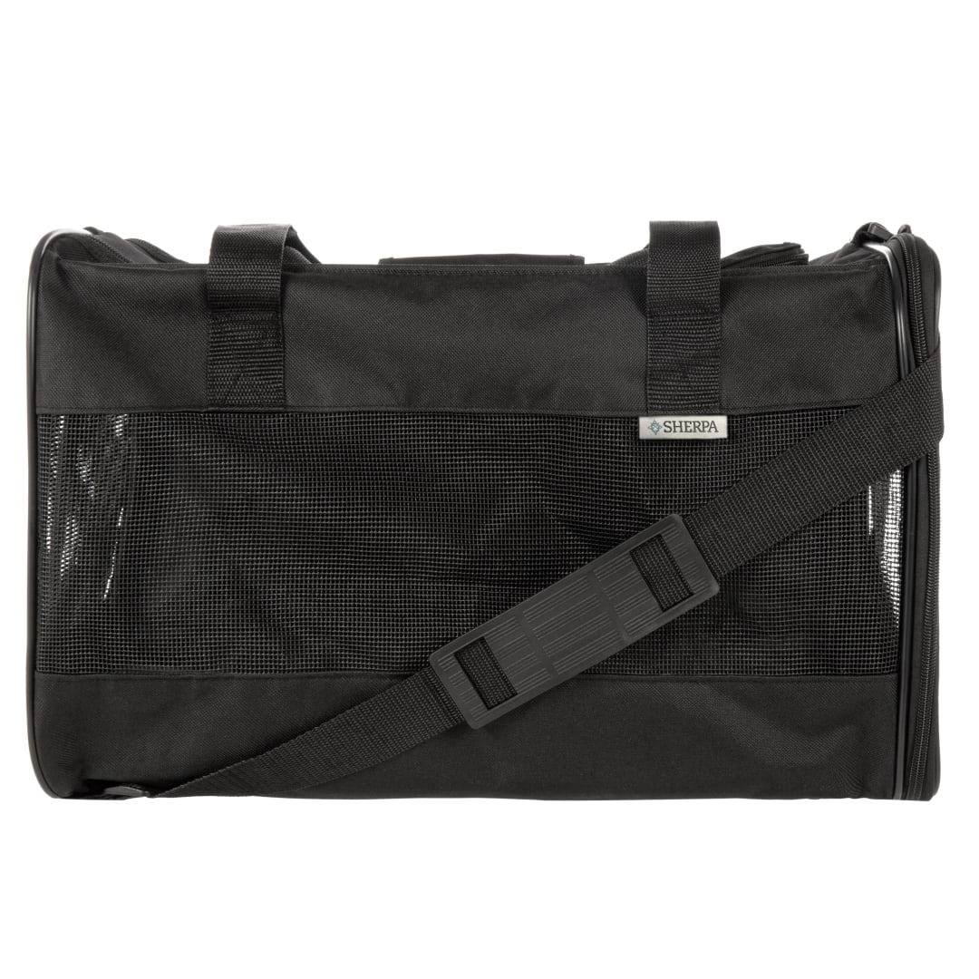 Sherpa Everyday Airline Approved Soft-Sided Pet Carrier, Black, Large