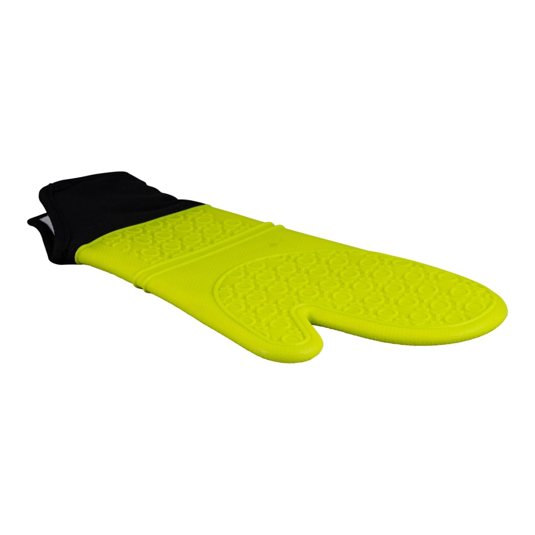 OMS-14/GR - OVEN MITT SILICONE 14" GREEN