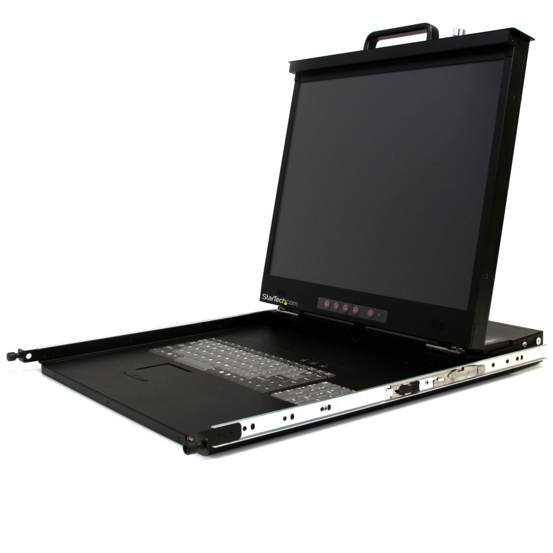 20 in. Foldinchg LCD Rack Console 1600x1200