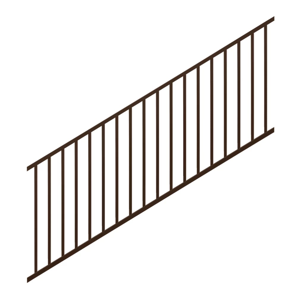 8-ft x 36-in Trex® Select™ Aluminum Railing Stair Panel in Burnished Bronze