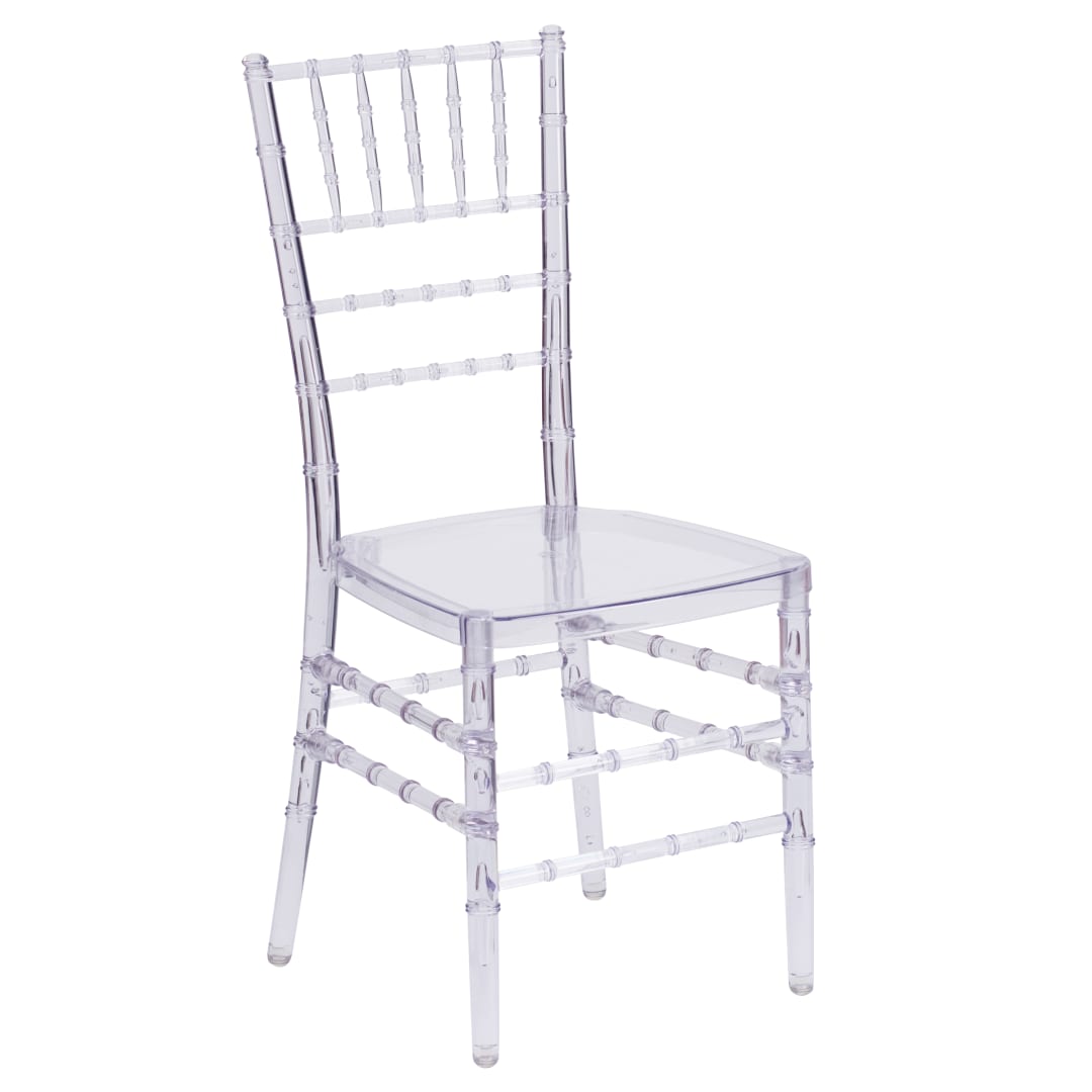 20 Pack Flash Elegance Crystal Ice Stacking Chiavari Chair