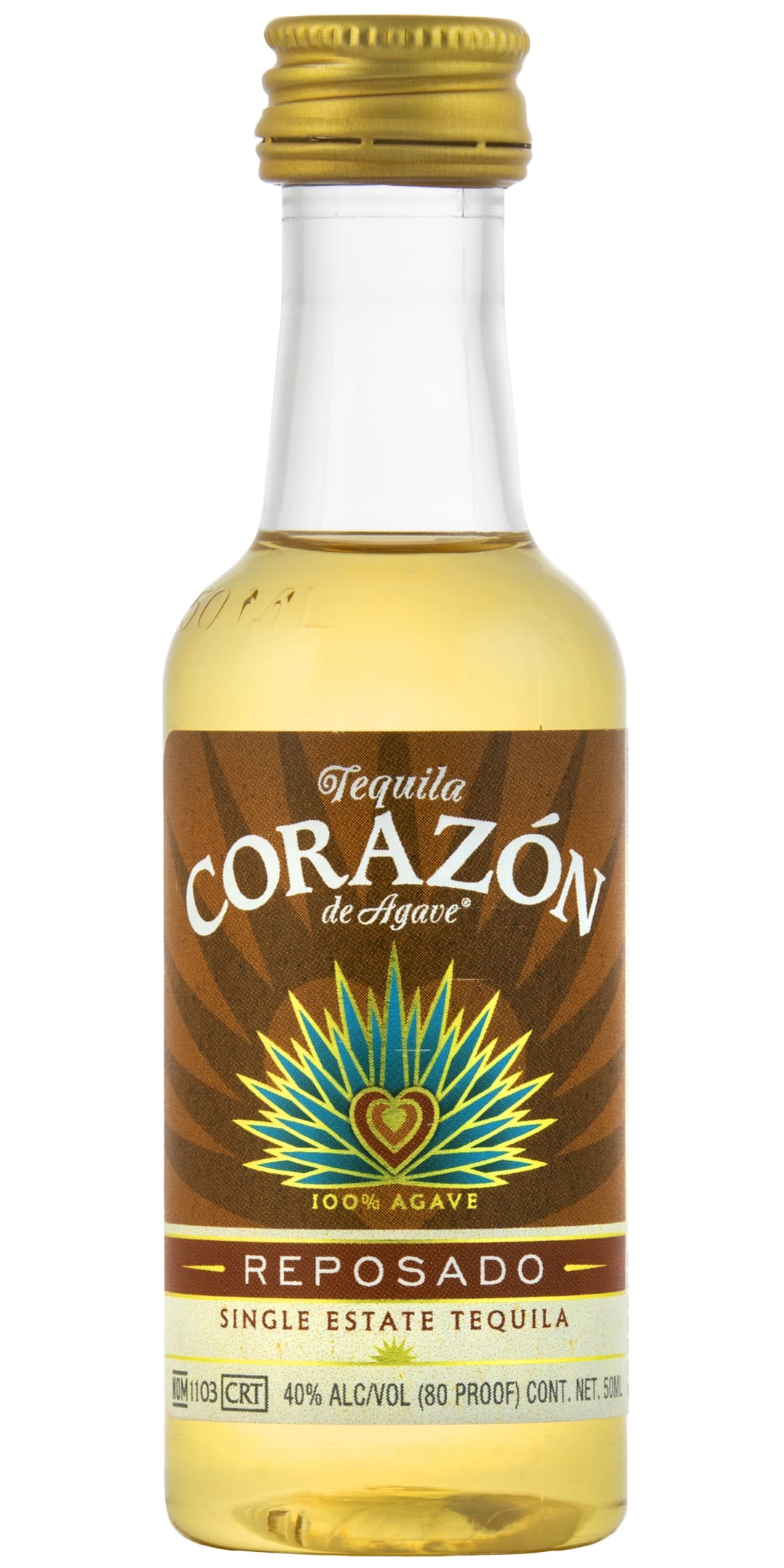 Corazón Reposado Tequila 50ml 80 Proof
