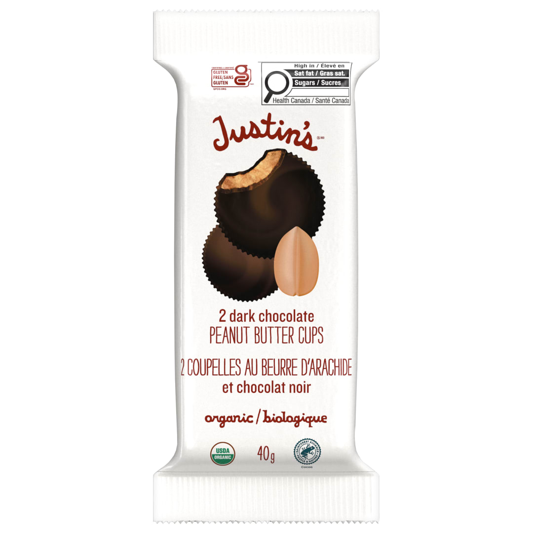 JUSTIN'S Dark Chocolate Peanut Butter Cup [Canada]