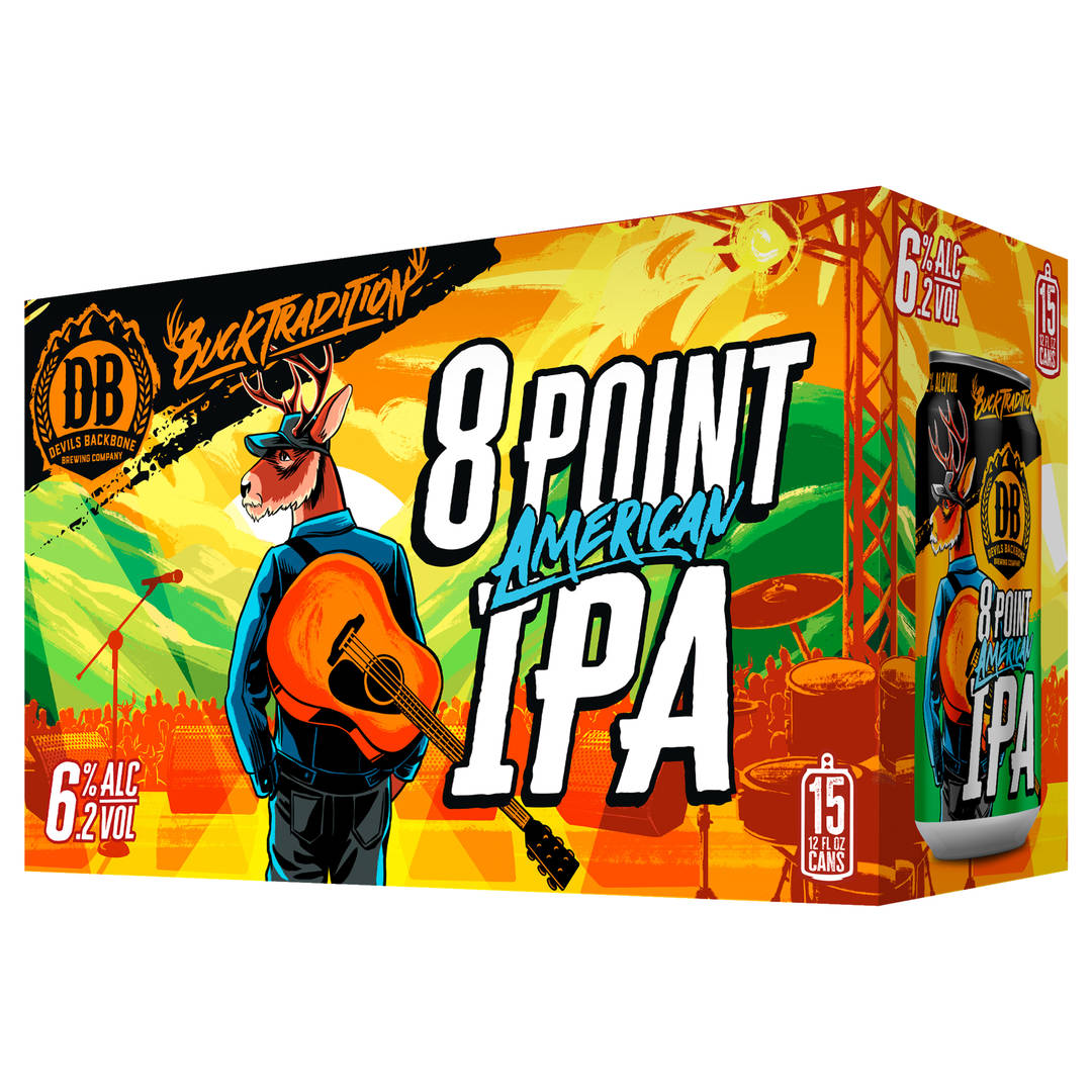 Devils Backbone Brewing Company 8 Point IPA, 15PK 12oz Can