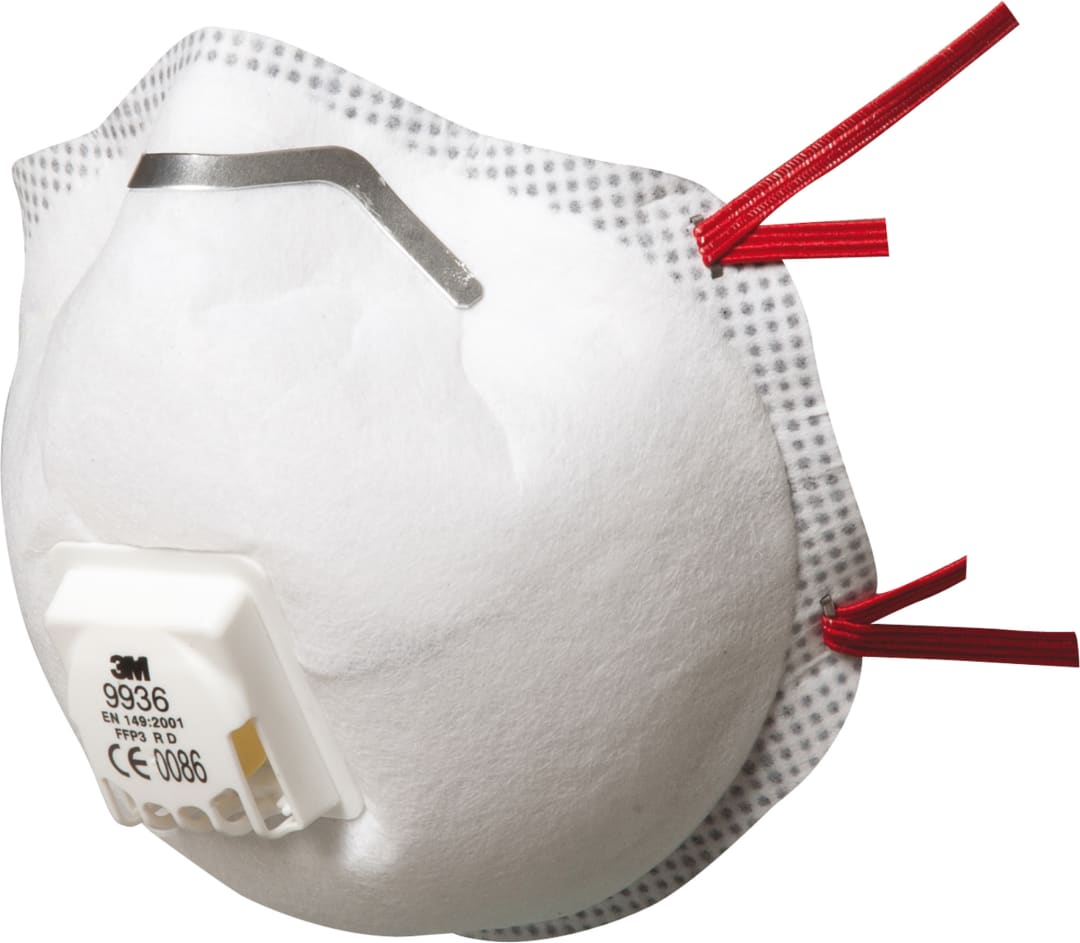 3M™ Özel Partikül Solunum Maskesi, FFP3, Valfli, 9936