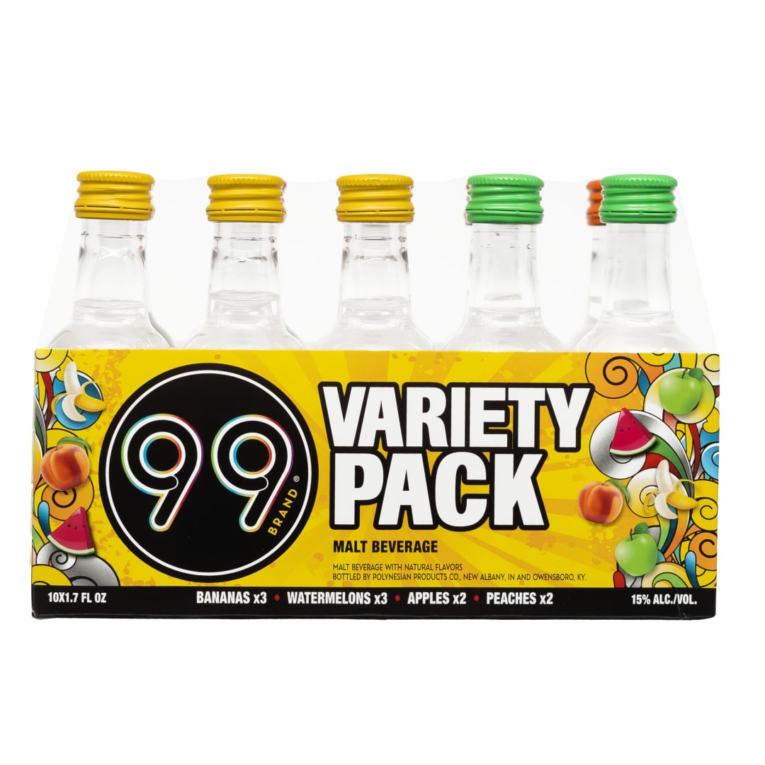 99 Variety Malt Beverage 10 Pack 50ml 30 Proof