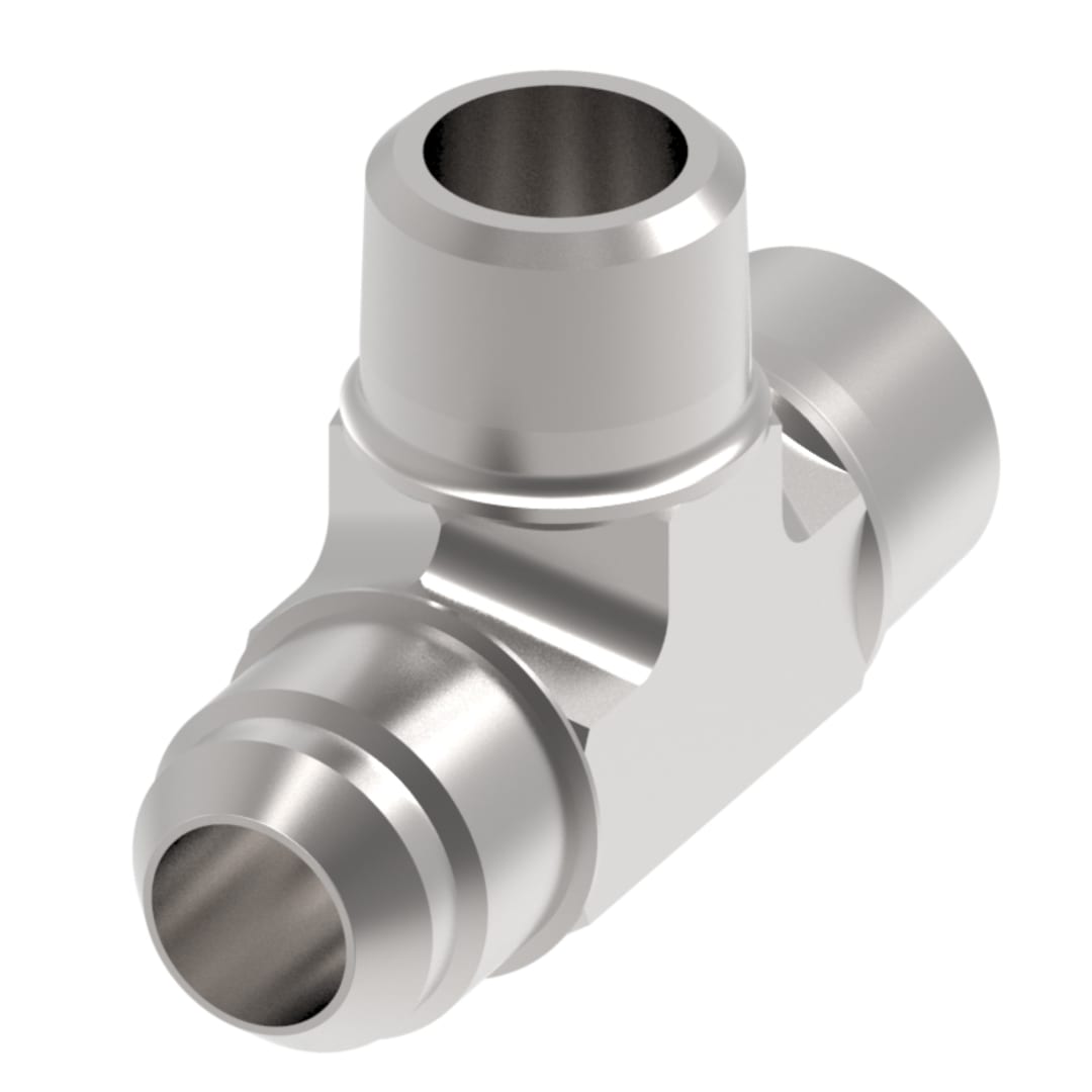 Aeroquip 3/8 NPT X 1/2 Male JIC Run Tee