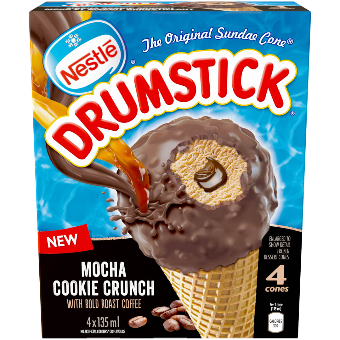 DRUMSTICK Mocha Cookie 12(4x135ml) CA