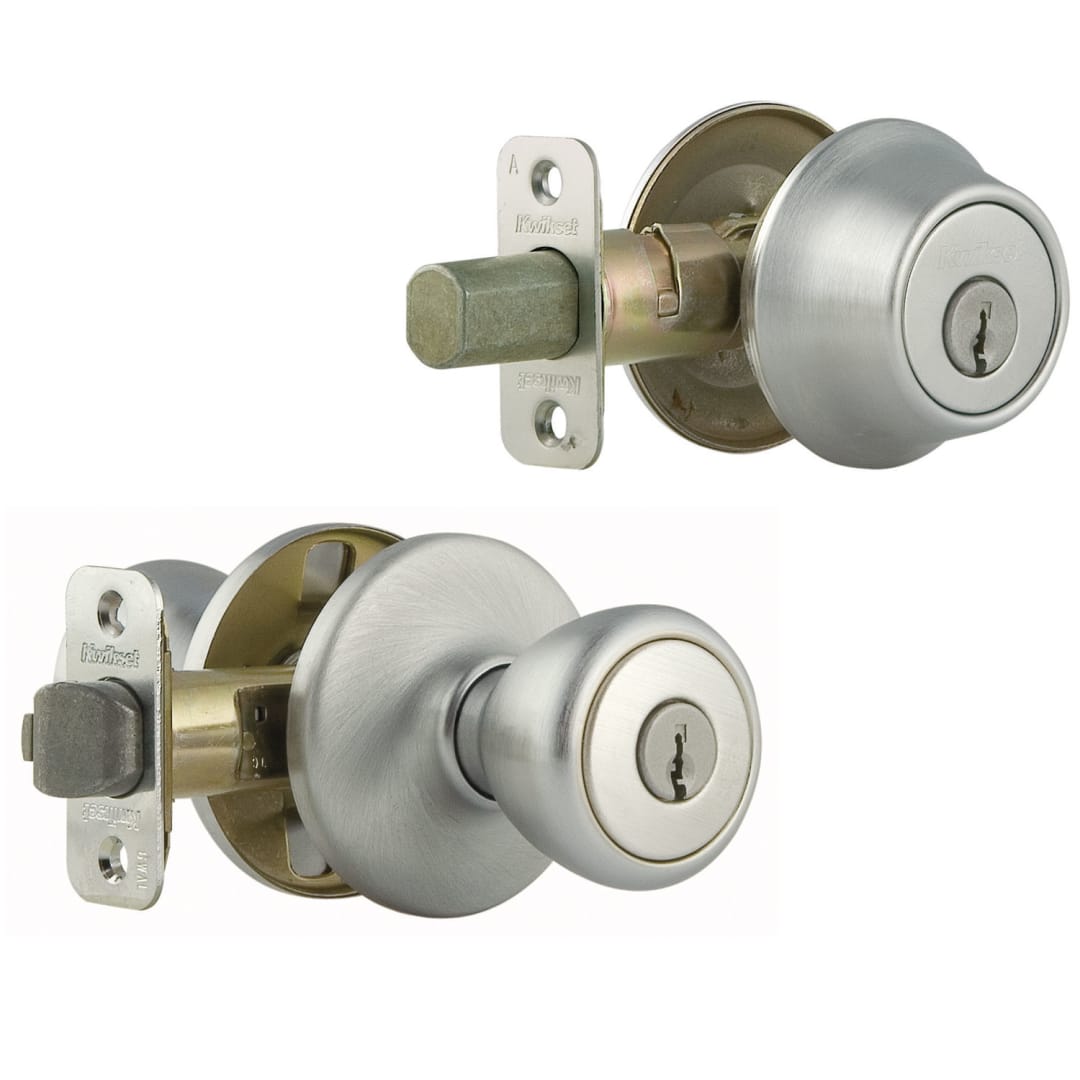 Tylo Doorknob Combo Pack in Satin Chrome
