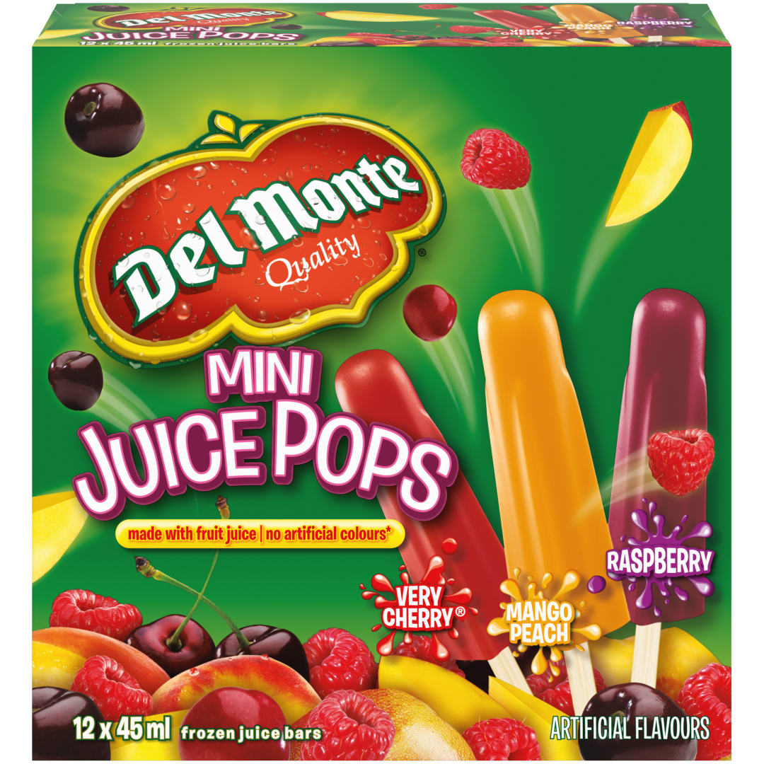DEL MONTE Mini Pops 8(12x45ml) CA