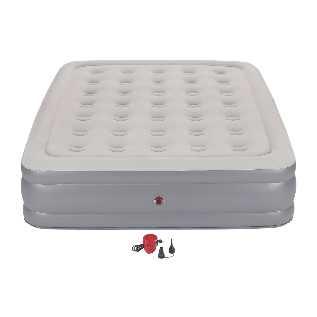 Coleman® SupportRest Plus Double-High Air Mattress with 120V Handheld Pump, Queen