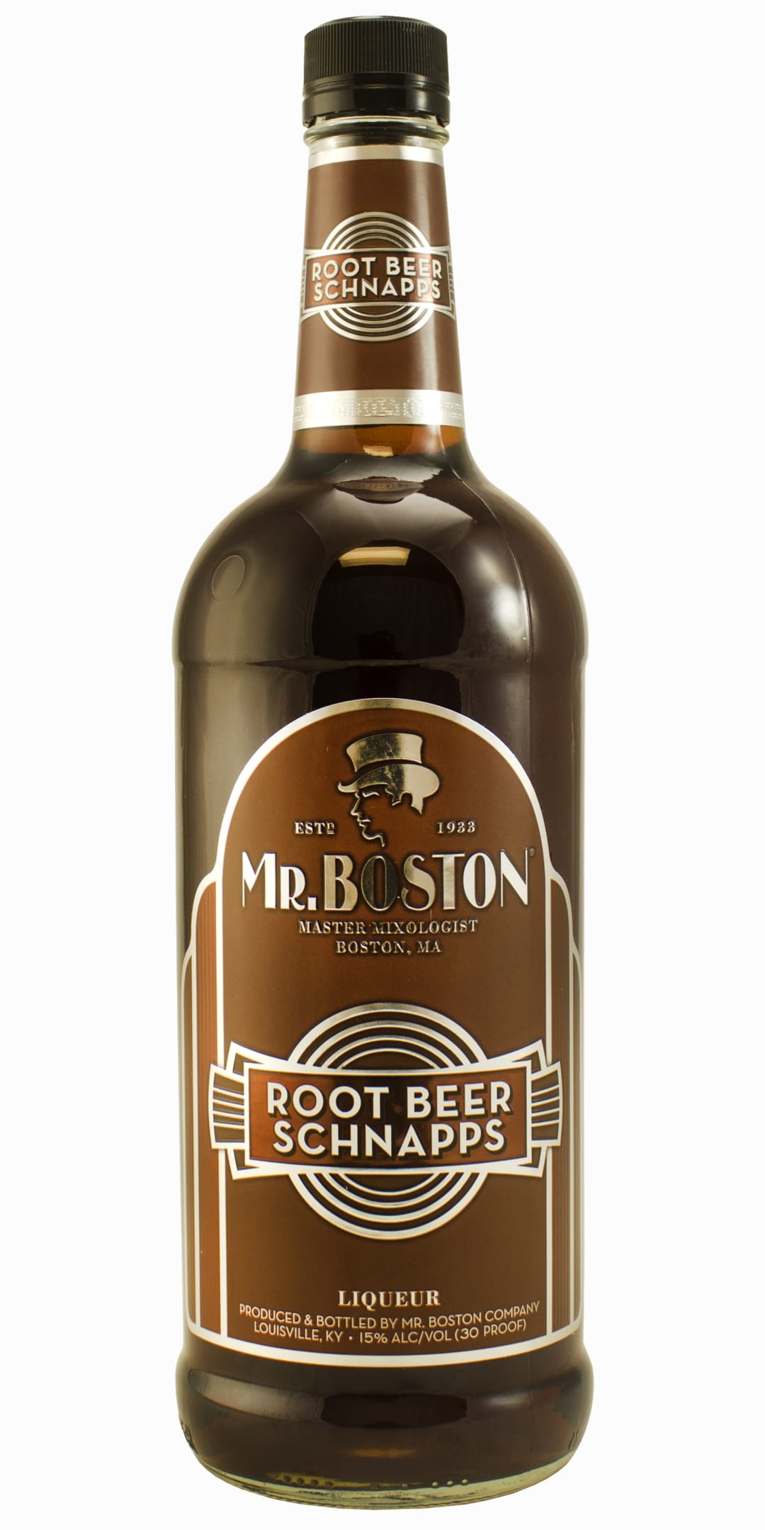 Mr. Boston Root Beer Schnapps 1l 30 Proof