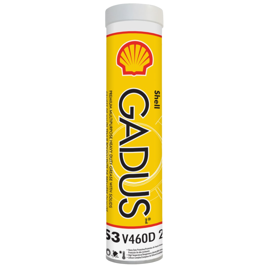 Shell Gadus S3 V460D 2 Premium Multipurpose Heavy Duty Grease, 14.1 Ounce