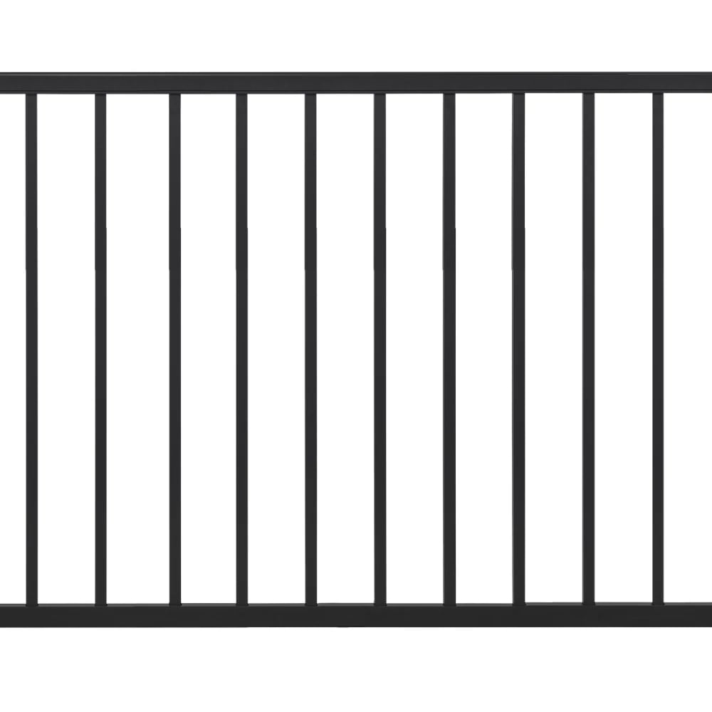 8-ft x 42-in Trex® Select™ Aluminum Railing Horizontal Panel in Charcoal Black