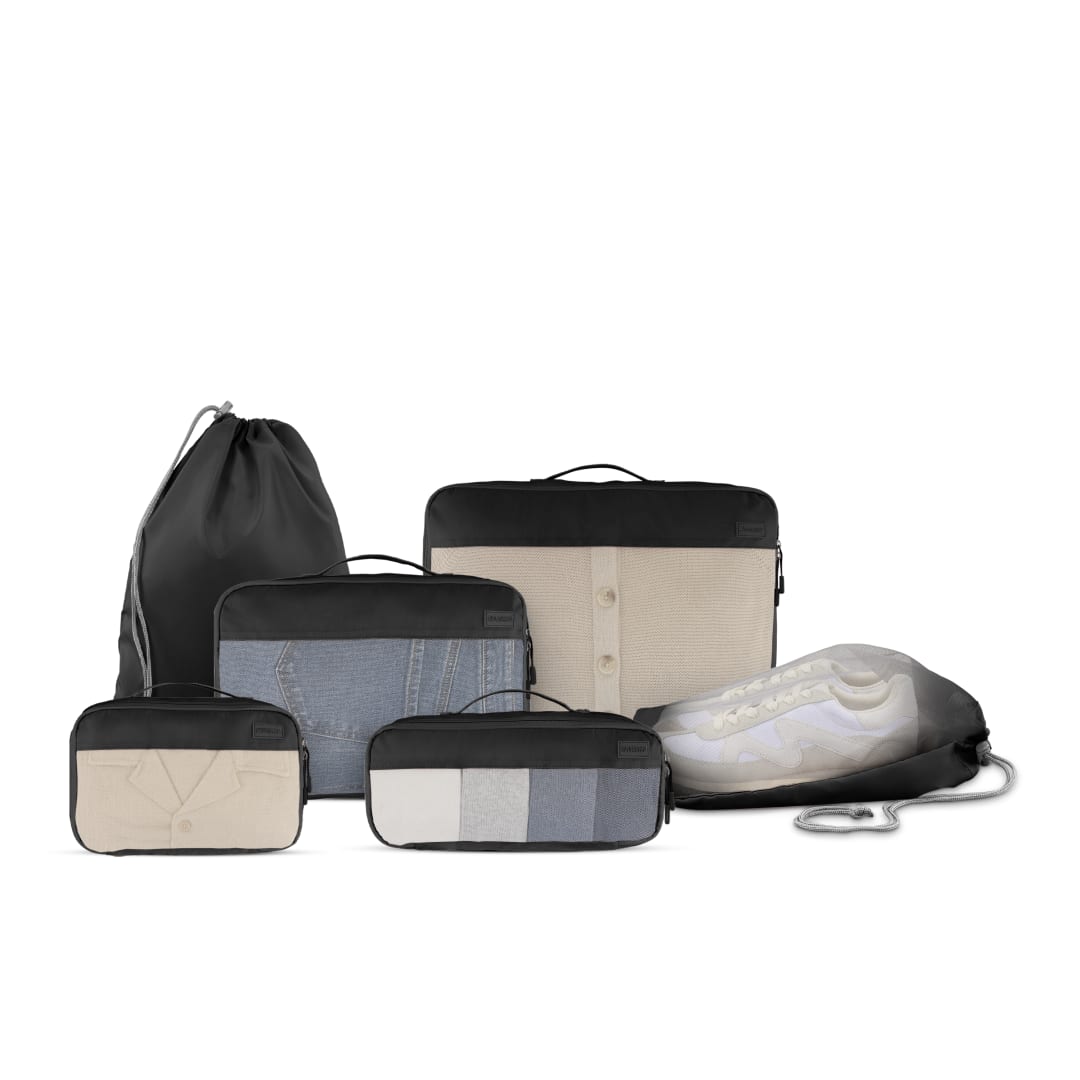 At Packing Cubes 6Pc Stratum Cubes Tg - Black