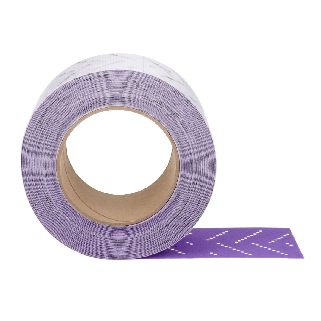 3M™ Cubitron™ II Hookit™ Temiz Zımparalama Yaprak Rulo 737U, 70 mm x 12 m, Çok Delikli, 150+, 51432