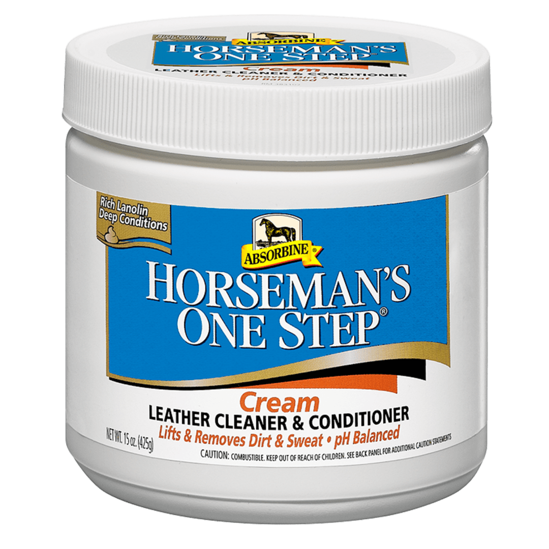 Horseman's One Step® Cream Leather Cleaner &amp; Conditioner 15 oz Jar
