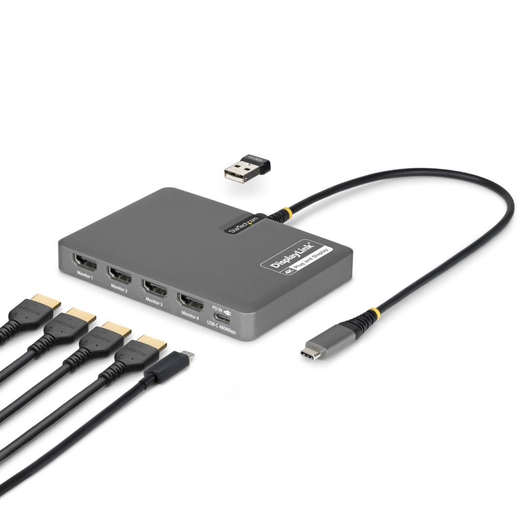 Quad 4K60 HDMI video adapter - OS independent