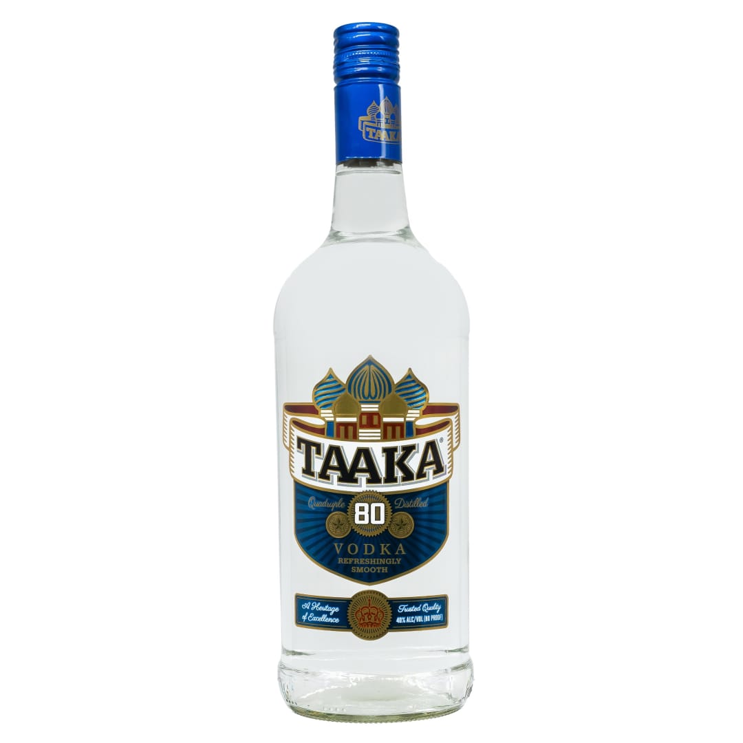 Taaka Vodka 1l 80 Proof